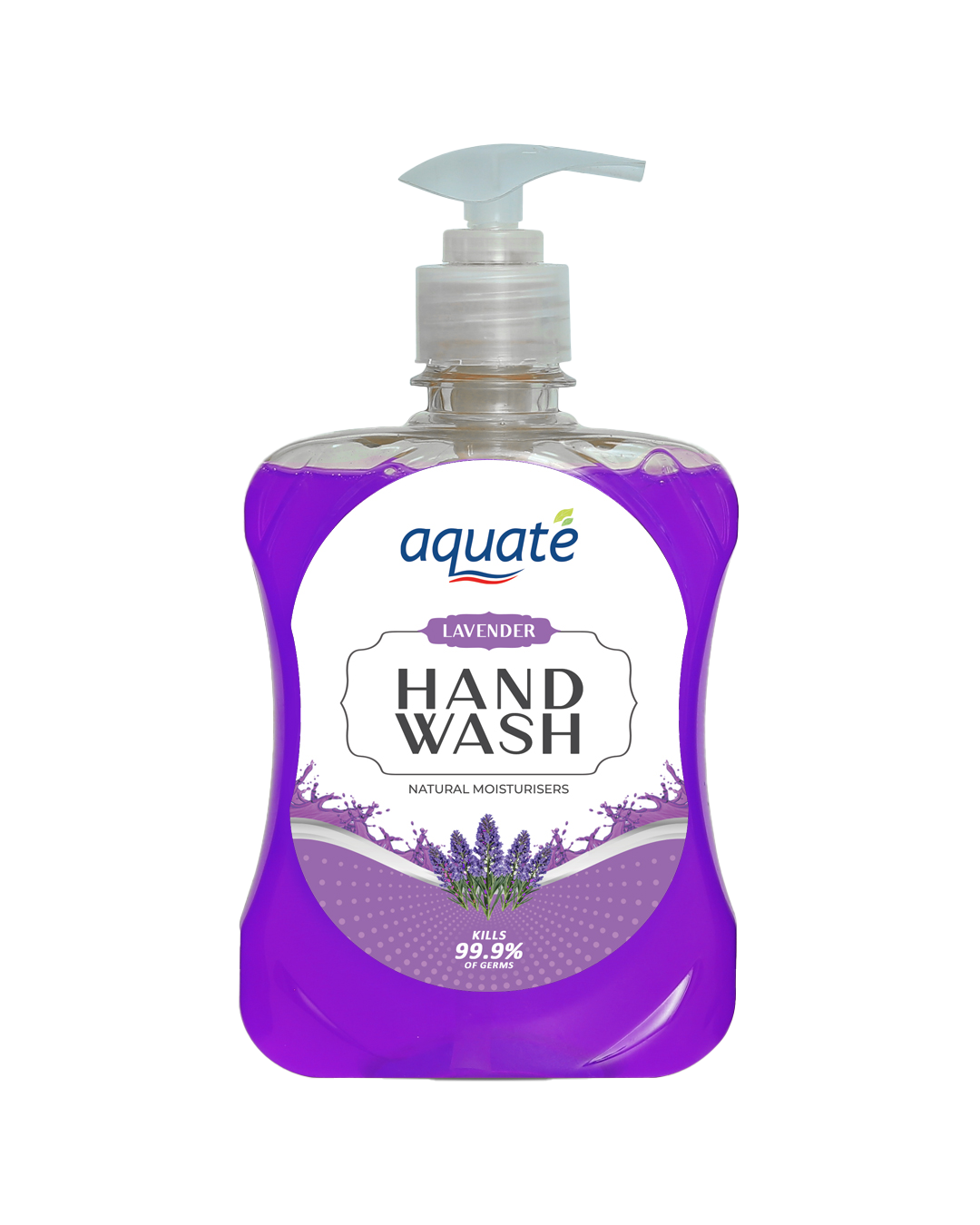 Aquate Hand Wash Rose Lavender (500ml)